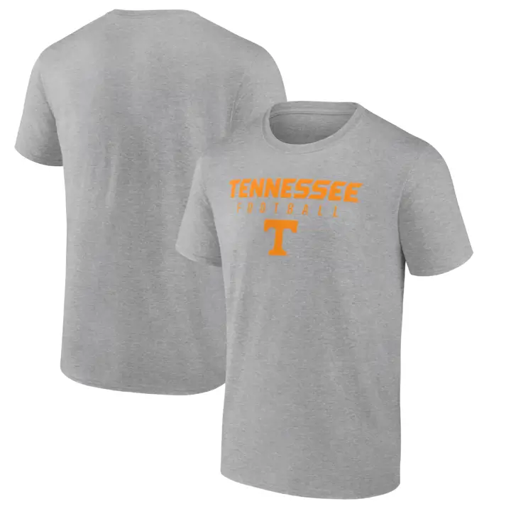 Tennessee Volunteers 2F NCAA Sport Drop T-Shirt DKGRY Footba