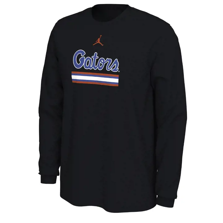 FLORIDA GATORS NCAA UNIFORME HOOK T-SHIRT MANCHES LONGUES 23 BLK MASCOTTE