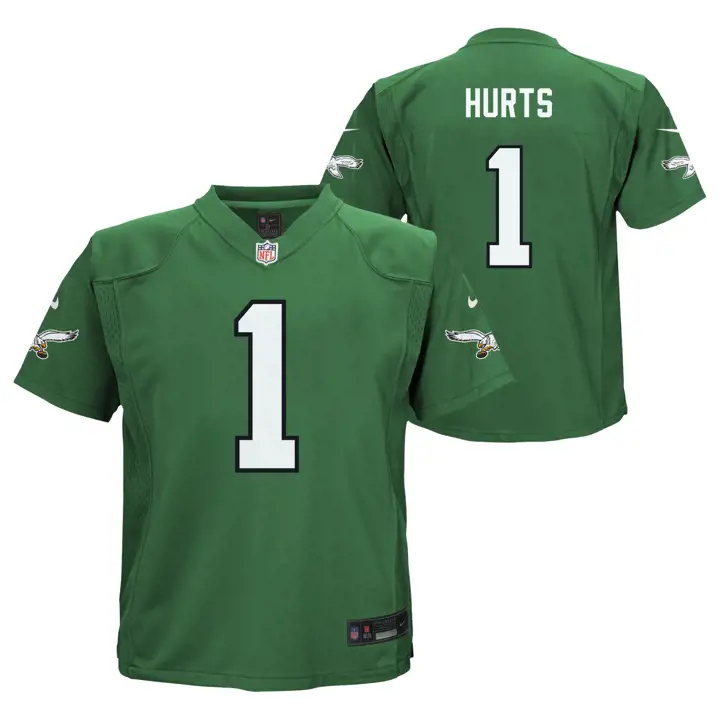 Maillot de match NFL EAGLES Toddler ALT 2 Jalen Hurts GRN