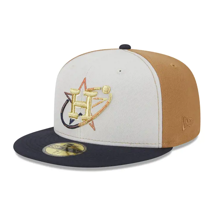 HOUSTON ASTROS MLB GOLDEN STONE 59FIFTY WS 2022 Stone/ BRNZ/