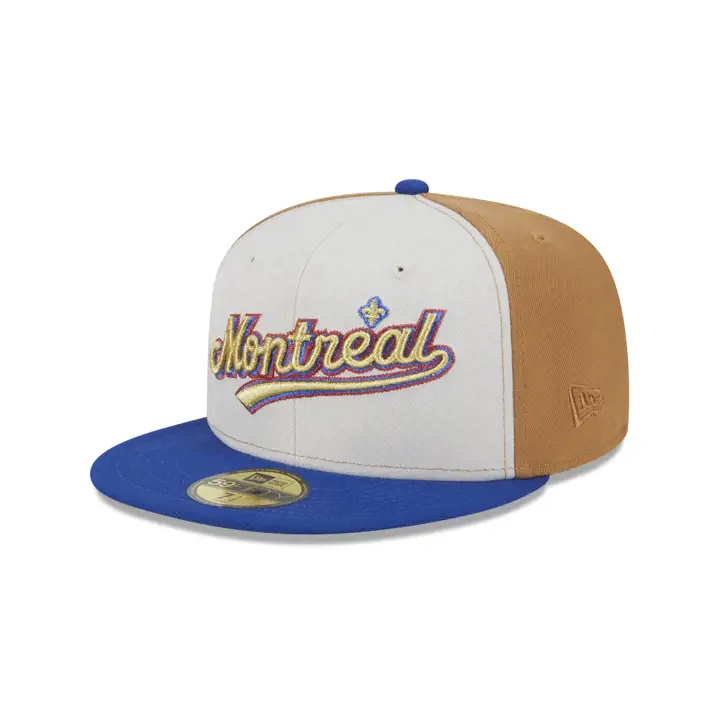 CASQUETTE MONTREAL EXPOS MLB GOLDEN STONE 59FIFTY 35TH ANN Stone/ BRNZ