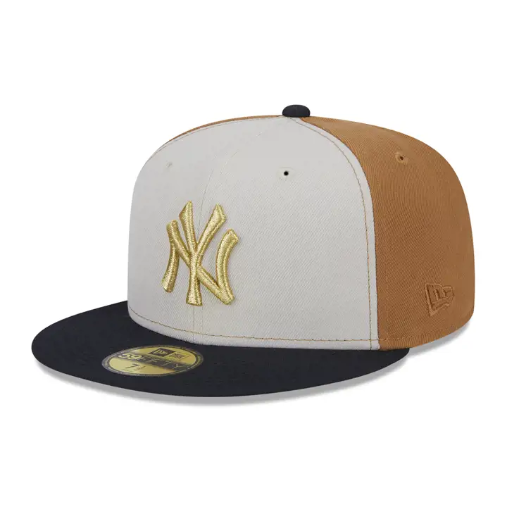 NEW YORK YANKEES MLB GOLDEN STONE 59FIFTY WS 1999 Stone/ MARRON