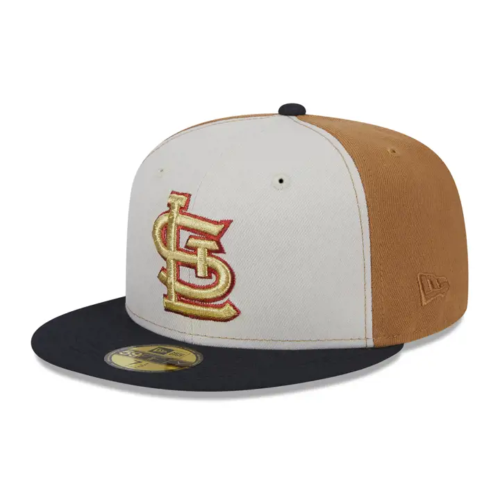 CASQUETTE 59FIFTY MLB ST. LOUIS CARDINALS GOLDEN STONE WS 1964 Stone/