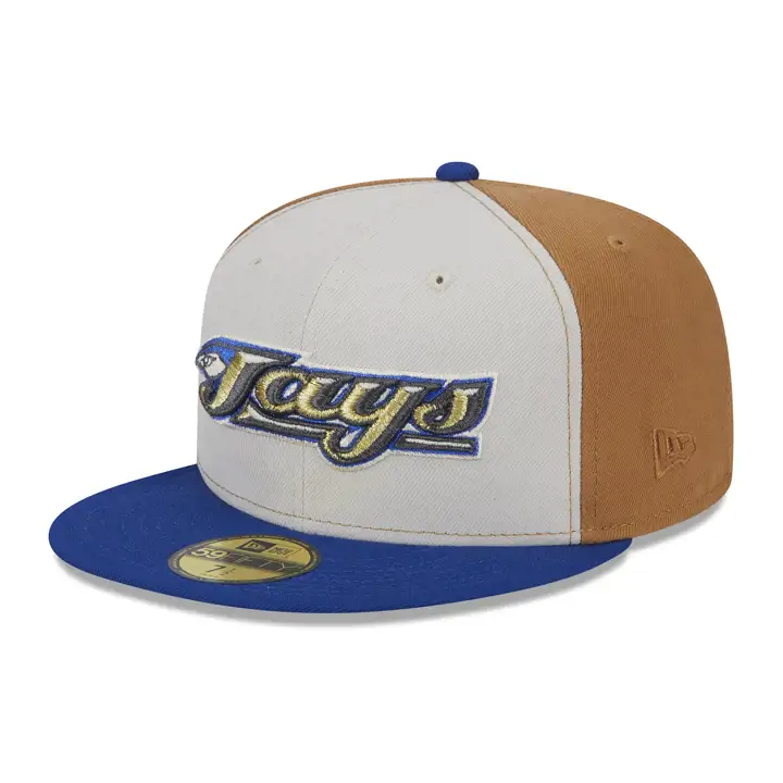 TORONTO BLUE JAYS MLB GOLDEN STONE 59FIFTY 30TH ANN Stone/ B