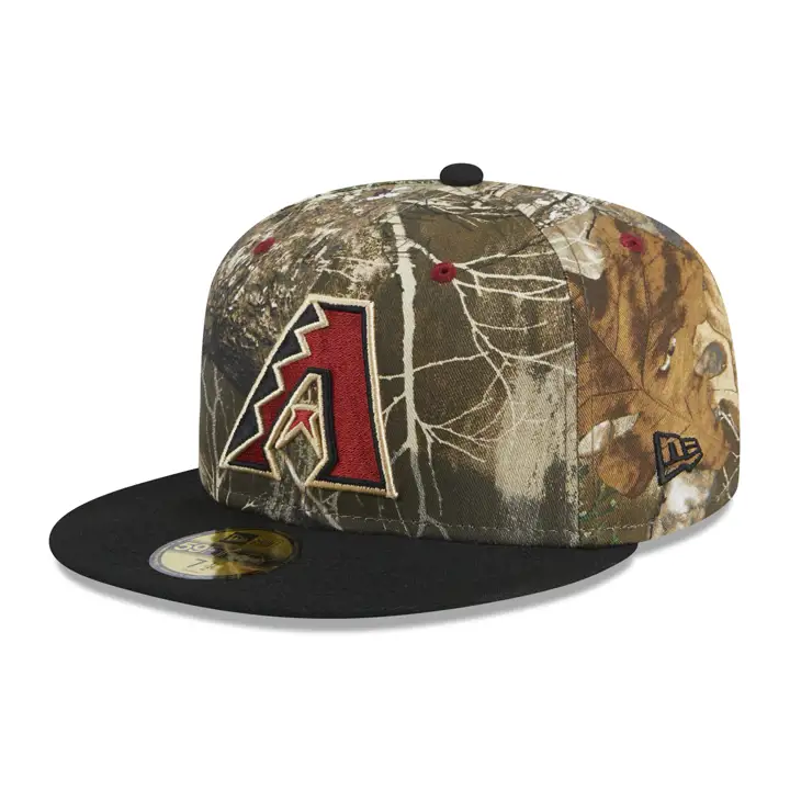 ARIZONA DIAMONDBACKS MLB REALTREE TC 59FIFTY 25TH ANN woodla