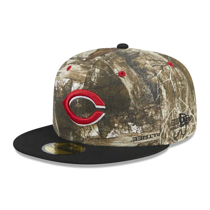 CINCINNATI REDS MLB REALTREE TC 59FIFTY ASG 2015 woodland/ b