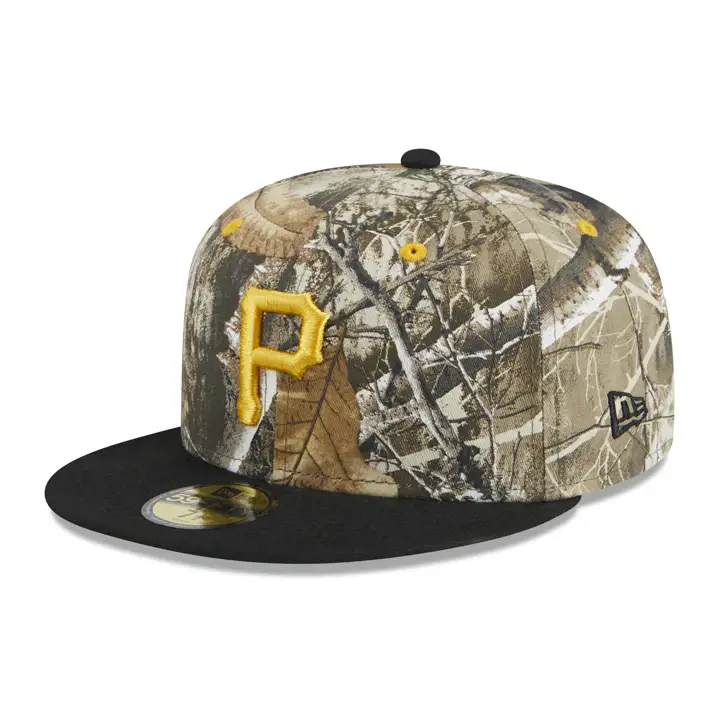 PIRATES MLB REALTREE TC 59FIFTY THREE RIVERS woodland/ noir/