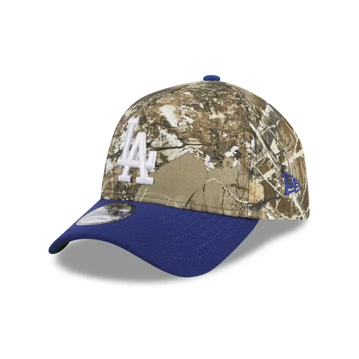 CASQUETTE DODGERS MLB REALTREE TC A-FRAME 9FORTY 60E ANNÉE motifs forêt/rb