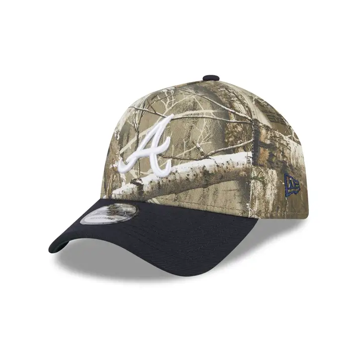 BRAVES MLB REALTREE TC A-FRAME 9FORTY WS 1995 woodland/ marine