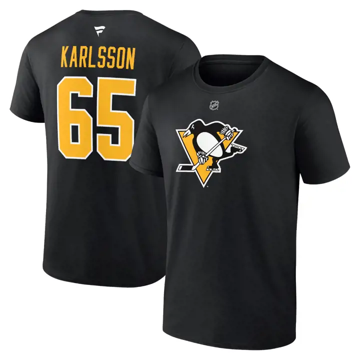 T-shirt authentique N&N NHL Pittsburgh Penguins Erik Karlsson