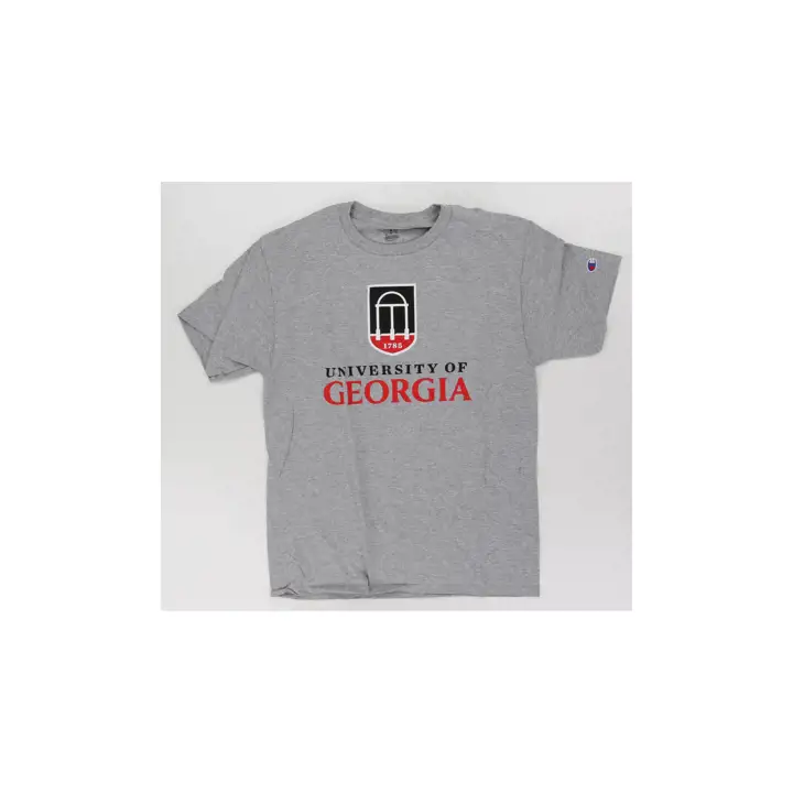 T-shirt Georgia Bulldogs 2F Logo NCAA Gris