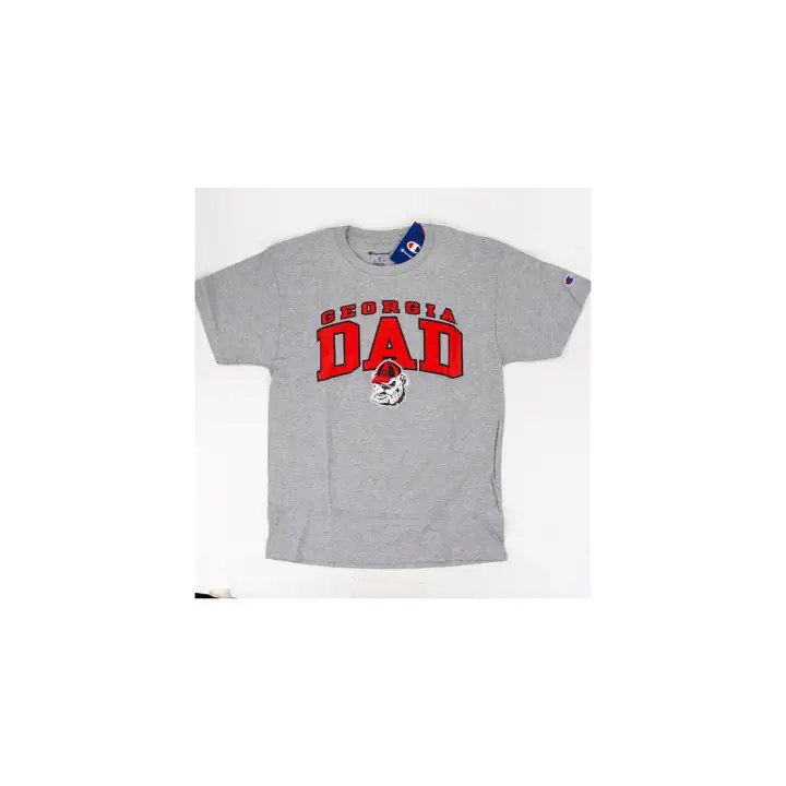 T-shirt papa NCAA Georgia Bulldogs 2F GRY