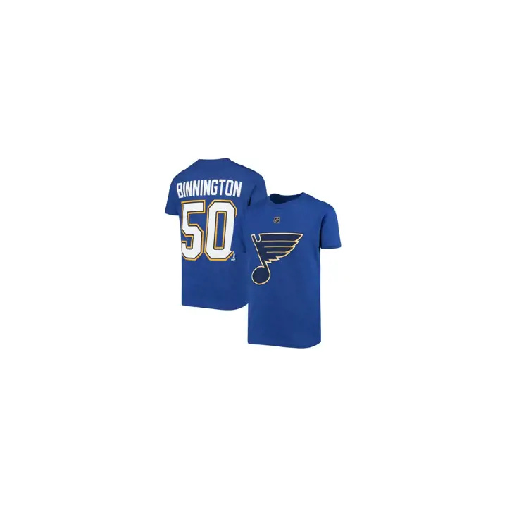 T-shirt enfant St. Louis Blues LNH Joueur N&N Binnington RBL