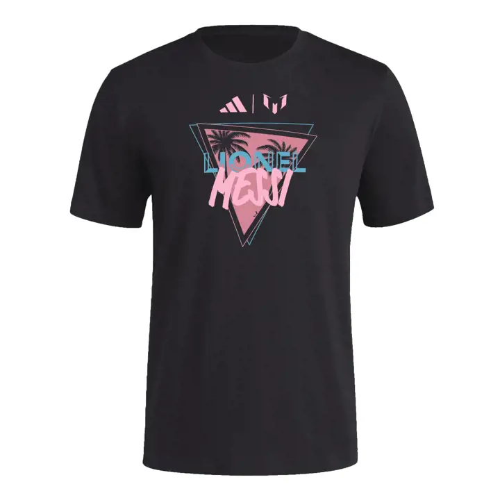 T-shirt Messi Messi Triangle Palms Noir