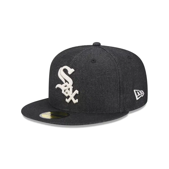 CHICAGO WHITE SOX MLB BLEU DENIM 59FIFTY MARINE/VERT ASG 2003