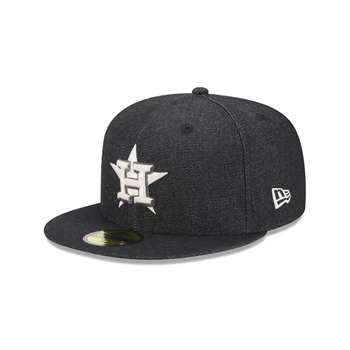 HOUSTON ASTROS MLB JEAN BLEU 59FIFTY MARINE/VERT ASTRODOME