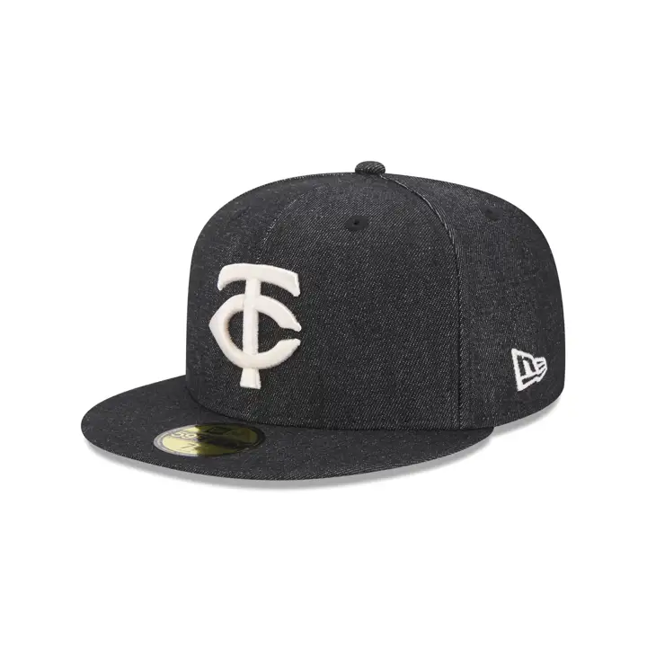 MINNESOTA TWINS MLB JEAN BLEU 59FIFTY MARINE/VERT 60E ANN