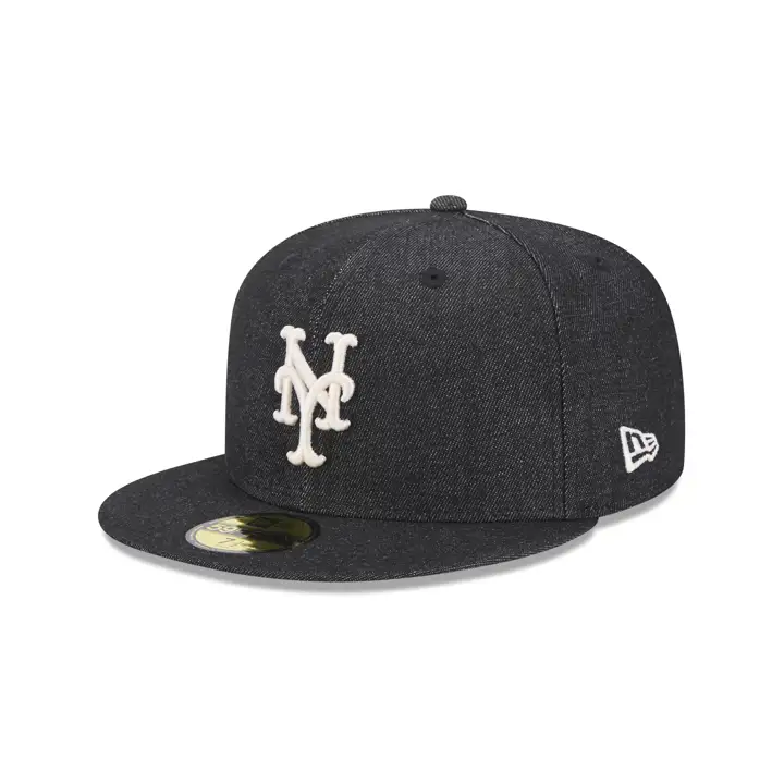 NEW YORK METS MLB DENIM BLEU 59FIFTY MARINE/VERT 50e ANN