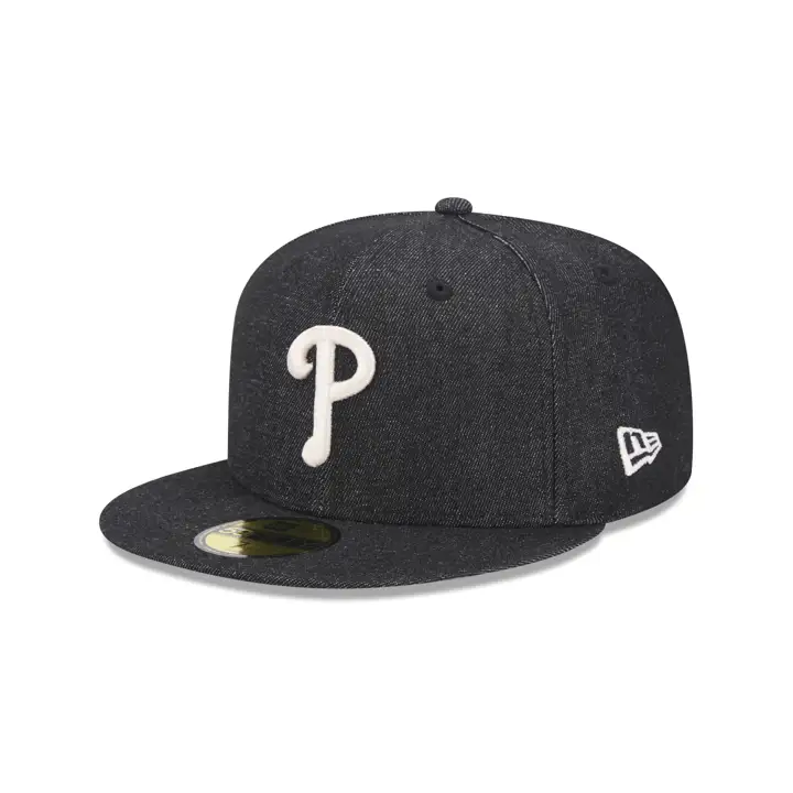 PHILADELPHIA PHILLIES MLB JEAN BLEU 59FIFTY MARINE/VERT WS 200