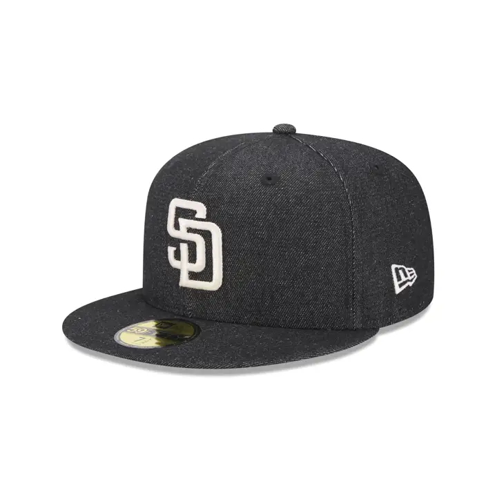 SAN DIEGO PADRES MLB DENIM BLEU 59FIFTY MARINE/VERT ASG 2016