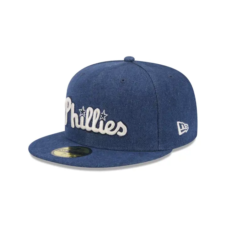 PHILADELPHIA PHILLIES MLB NOIR DENIM 59FIFTY NOIR/VERT ASG 19