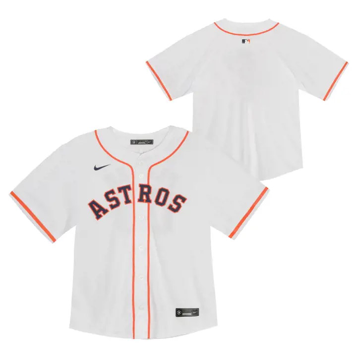 Maillot de match domicile blanc pour enfant Houston Astros MLB