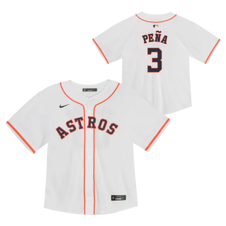 Maillot de match à domicile MLB Houston Astros pour tout-petit Jeremy Pe