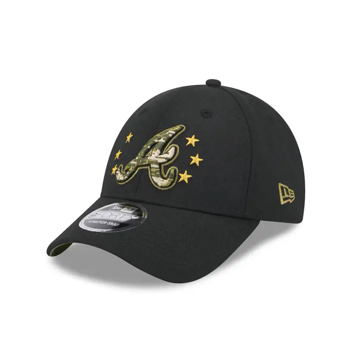 Atlanta Braves MLB 2024 ARMED FORCES DAY 9FORTY BLK