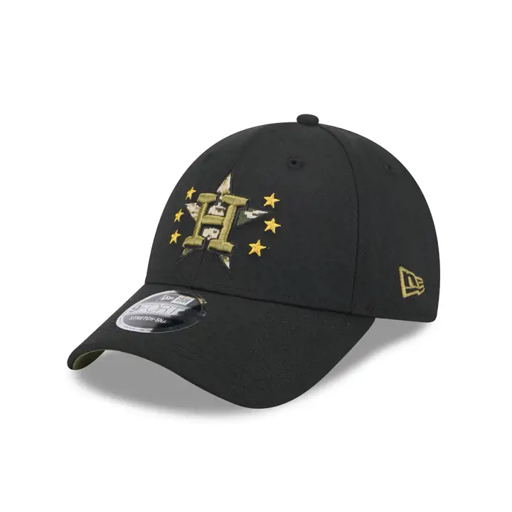 Houston Astros MLB 2024 ARMED FORCES DAY 9FORTY NOIR