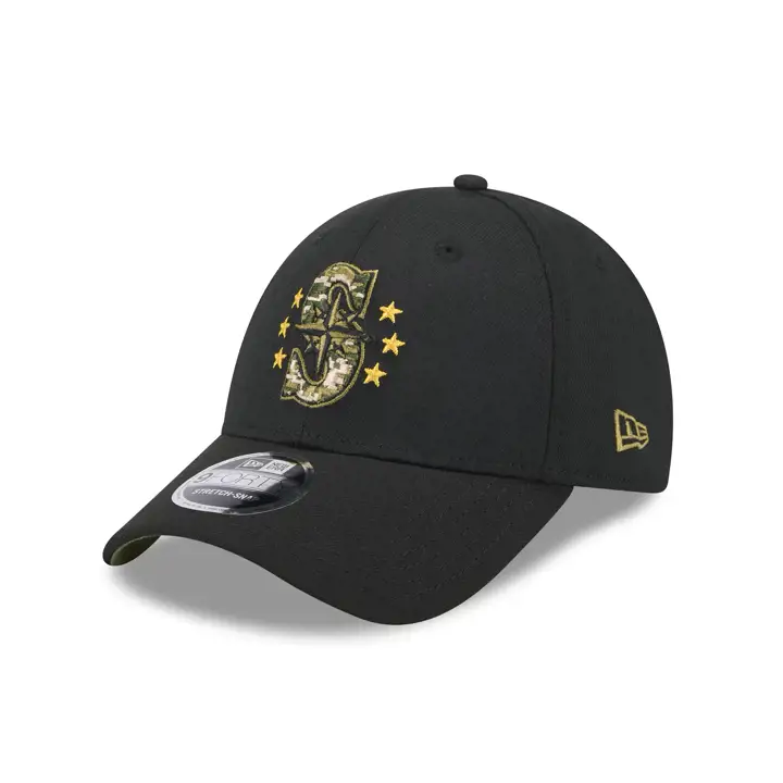 Seattle Mariners MLB 2024 JOURNÉE DES FORCES ARMÉES 9FORTY NOIR