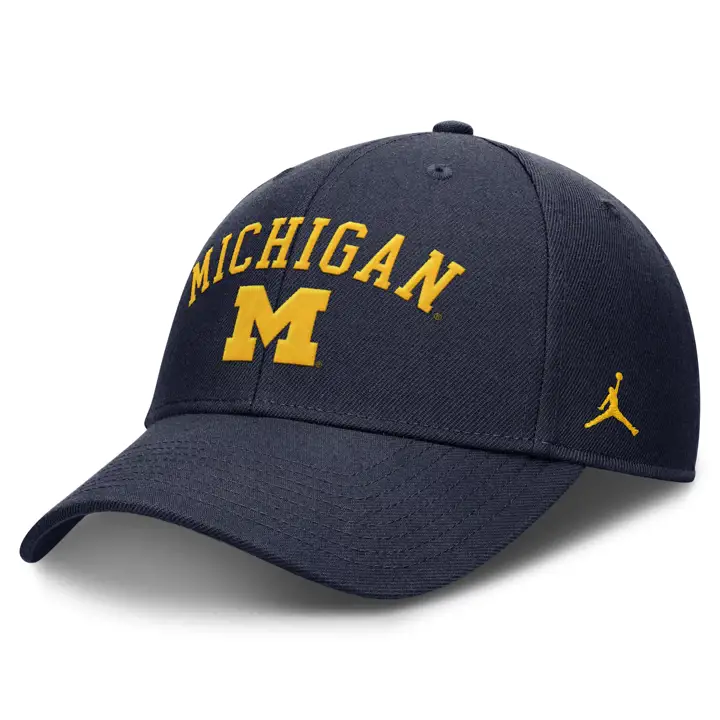 Michigan Wolverines NCAA NK Rise Arched WM Adj marine