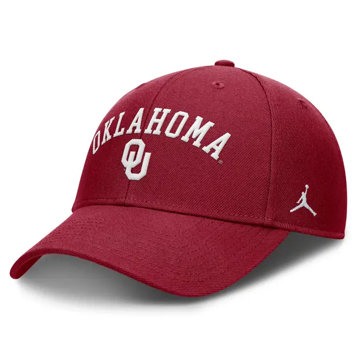 Oklahoma Sooners NCAA NK Rise Arched WM Adj cramoisi