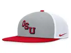 Ohio State Buckeyes Nike NCAA Slanted Letter Mesh Snapback Hat Adjustable Hats