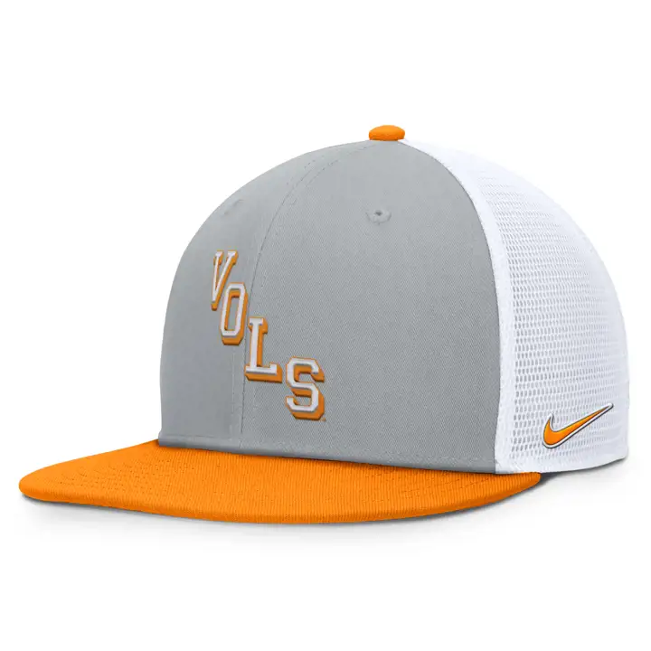 Tennessee Volunteers NCAA NK Slanted Letter Mesh Snap gris/o