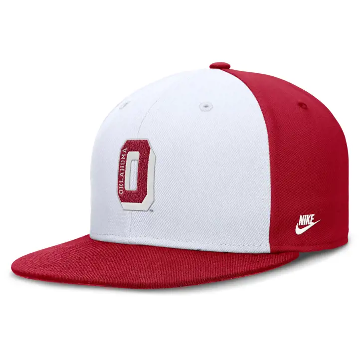 Oklahoma Sooners NCAA Lettres Majuscules Ajusté noir/blanc