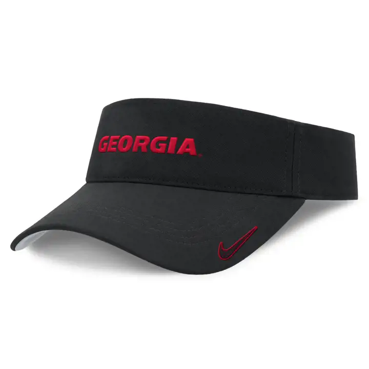 Georgia Bulldogs NCAA NK WM Ace Visor blk