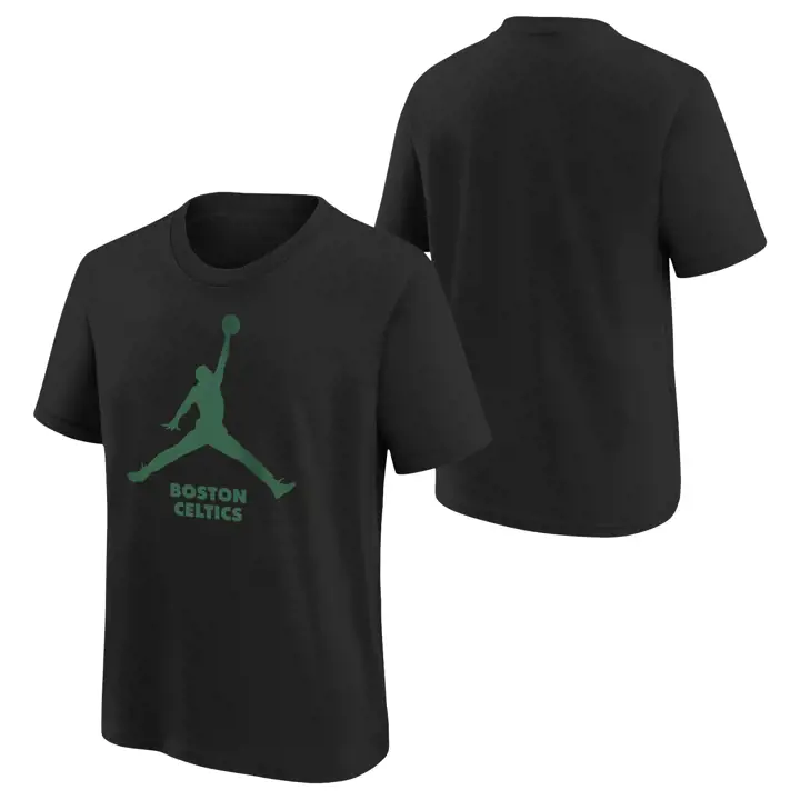 T-shirt JORDAN ESSENTIAL NBA Celtics de Boston pour jeune - Noir