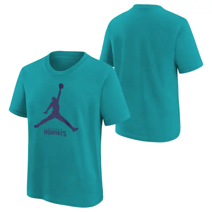 T-shirt essentiel Jordan NBA pour jeunes Charlotte Hornets sarcelle