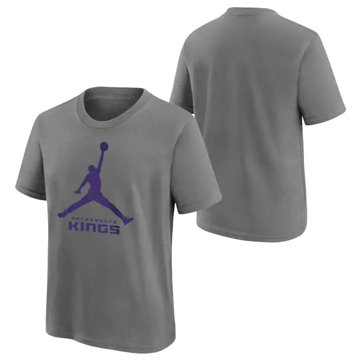 SACRAMENTO KINGS NBA T-Shirt Jordan Essential Jeune GRIS