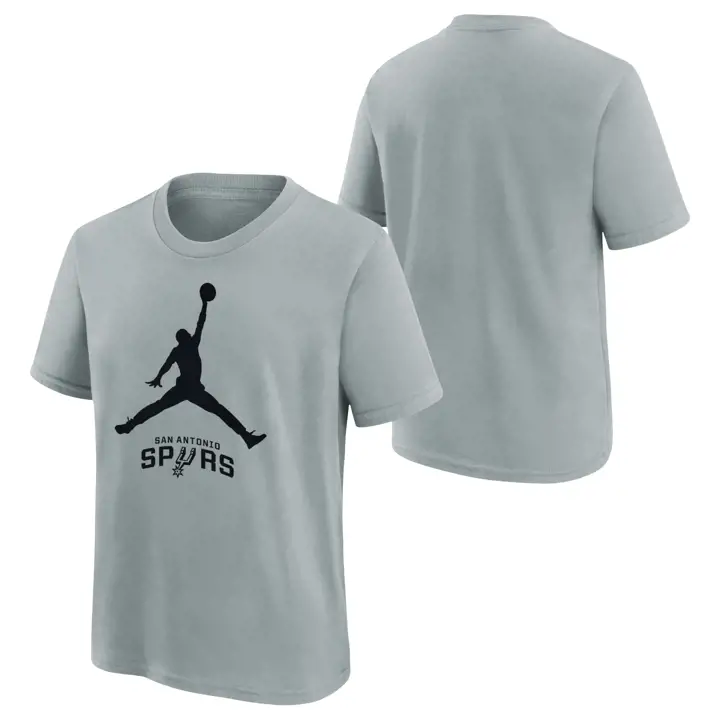 T-shirt JORDAN ESSENTIAL SAN ANTONIO SPURS NBA pour jeunes - Gris