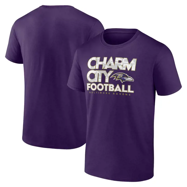 T-shirt Fanatics Home Again NFL Homme Baltimore Ravens