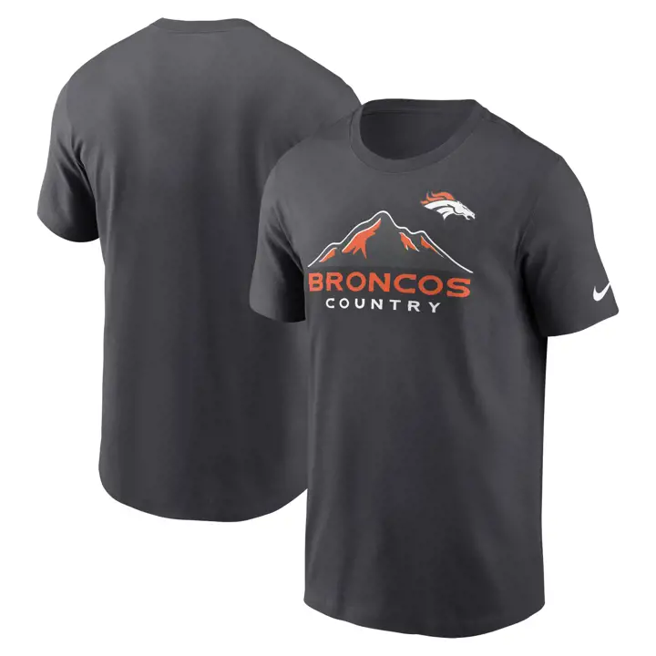 T-shirt homme Denver Broncos NFL Nike Fan Family GRY