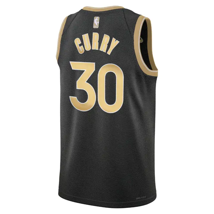 Maillot Golden State Warriors NBA SELECT SERIES Curry NOIR/OR