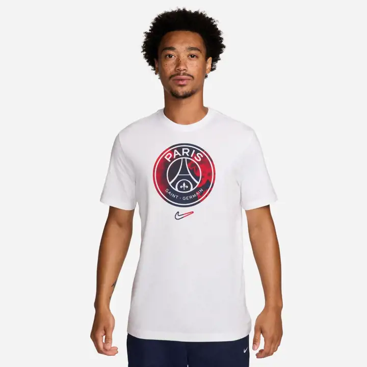 T-shirt écusson d'équipe Paris Saint-Germain blc
