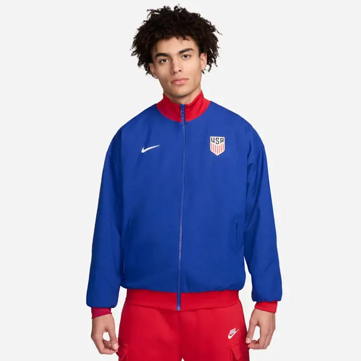 Équipe nationale de soccer des États-Unis grève DOMICILE Veste Bleue