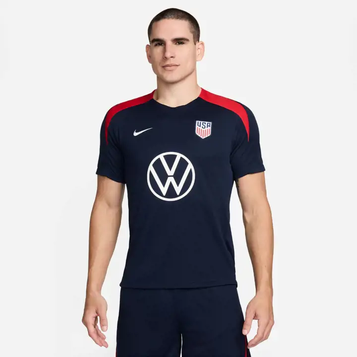 Haut de frappe Équipe nationale de soccer des États-Unis SS K noir