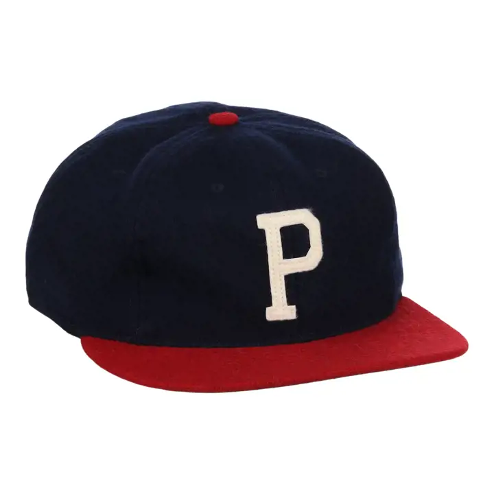 Casquette vintage Pawtucket Slaters 1949 Marine/ROUGE