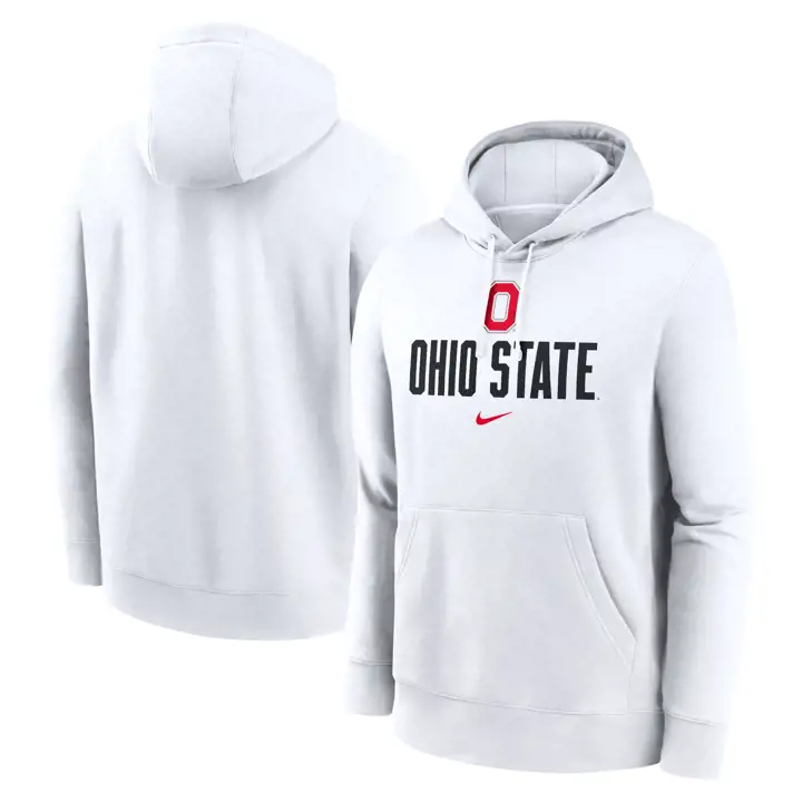 Ohio State Buckeyes Club Hoodie Campus blanc
