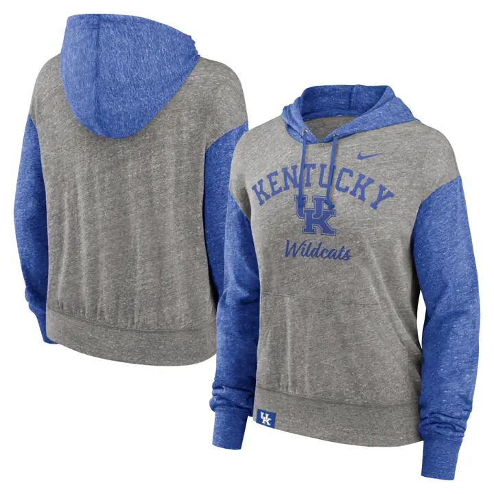Kentucky Wildcats Sweat à capuche vintage gris