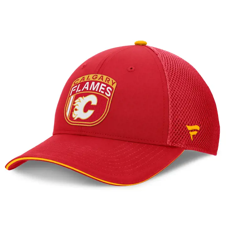 Casquette Trucker Rouge Calgary Flames NHL Draft 2024
